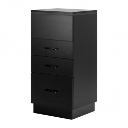 Lådhurts Gabbiano 2027B svart för skönhetssalonger