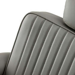 Barberarstol GABBIANO VISIONERIO grå