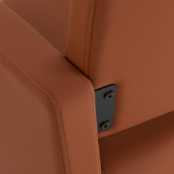 Frisörstol Gabbiano Vitoria brun