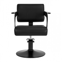 Frisörstol Hair System Jet Noir svart