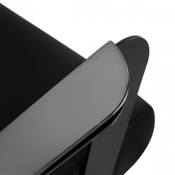 Frisörstol Hair System Jet Noir svart