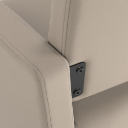 Frisörstol Gabbiano Vitoria gråbeige