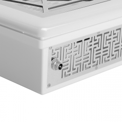 Inbyggningsbar dammuppsamlare / utsug MOMO J404 med kassettfilter för nagelvård