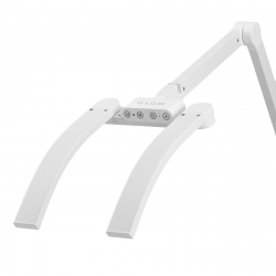 Arbetslampa / bordslampa GLOW L05 22W halvmåne vit