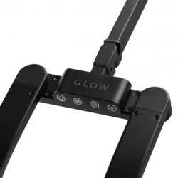 Arbetslampa / bordslampa GLOW L05 22W halvmåne svart