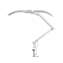 Arbetslampa / bordslampa GLOW L05 22W halvmåne vit