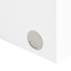 Manikyrbord 324 vit med dammuppsamlare med kassettfilter