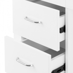 Manikyrbord 324 vit med dammuppsamlare med kassettfilter