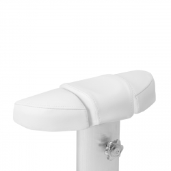 Fotbad Azzurro med vibrationsmassage + vit rullvagn