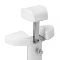 Fotbad Azzurro med vibrationsmassage + vit rullvagn