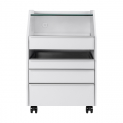 Lådhurts / rullvagn 984 vit för skönhetssalonger och kliniker