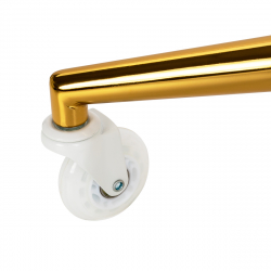 Arbetspall GABBIANO D054G vit / guld