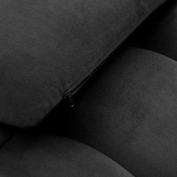 Behandlingsstol SILLON CORONA Velour svart (ögonfransar / ögonbryn)