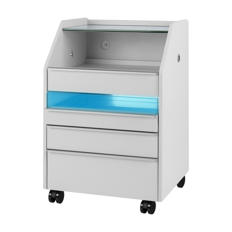 Assistansbord / rullvagn 984 grå med inbyggd sterilisering