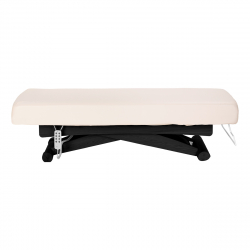 Elektrisk behandlingssäng / massagesäng SPA SILLON SIESTA beige / svart trä, extra hög, 3-motor