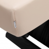 Elektrisk behandlingssäng / massagesäng SPA SILLON SIESTA beige / svart trä, extra hög, 3-motor