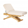 Elektrisk behandlingssäng / massagesäng SPA SILLON SIESTA beige / ljust trä, extra hög, 3-motor