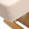 Elektrisk behandlingssäng / massagesäng SPA SILLON SIESTA beige / ljust trä, extra hög, 3-motor