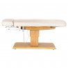 Elektrisk behandlingssäng / massagesäng SPA SILLON RELAX beige / ljust trä, 3-motor