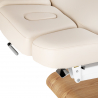 Elektrisk behandlingssäng / massagesäng SPA SILLON RELAX beige / ljust trä, 3-motor