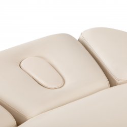 Elektrisk behandlingssäng / massagesäng SPA SILLON RELAX beige / ljust trä, 3-motor