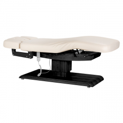 Elektrisk behandlingssäng / massagesäng SPA SILLON RELAX beige / svart trä, 3-motor