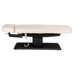 Elektrisk behandlingssäng / massagesäng SPA SILLON RELAX beige / svart trä, 3-motor