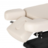 Elektrisk behandlingssäng / massagesäng SPA SILLON RELAX beige / svart trä, 3-motor