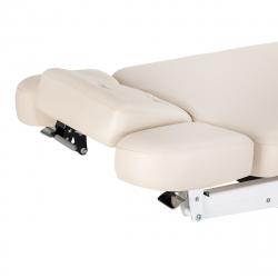 Elektrisk behandlingssäng / massagesäng SPA SILLON RELAX beige / svart trä, 3-motor