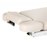 Elektrisk behandlingssäng / massagesäng SPA SILLON RELAX beige / svart trä, 3-motor