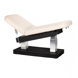 Elektrisk behandlingssäng / massagesäng SPA SILLON COMFORT beige / svart trä, uppvärmning, 4-motor