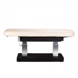 Elektrisk behandlingssäng / massagesäng SPA SILLON COMFORT beige / svart trä, uppvärmning, 4-motor