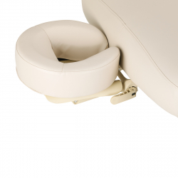Elektrisk behandlingssäng / massagesäng SPA SILLON COMFORT beige / svart trä, uppvärmning, 4-motor