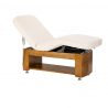 Elektrisk behandlingssäng / massagesäng SPA SILLON LEISURE beige / ljust trä, 3-motor