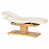 Elektrisk behandlingssäng / massagesäng SPA SILLON RELAX beige / ljust trä, 3-motor
