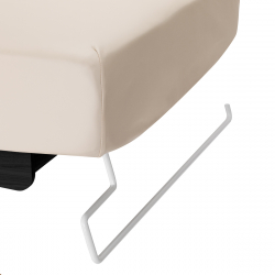 Elektrisk behandlingssäng / massagesäng SPA SILLON SIESTA beige / svart trä, extra hög, 3-motor