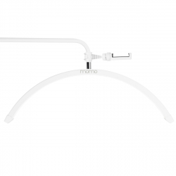 Arbetslampa / behandlingslampa GLOW MX6 Half Moon för ögonfransar vit