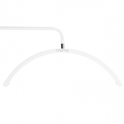 Arbetslampa / behandlingslampa GLOW MX6 Half Moon för ögonfransar vit