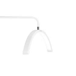 Arbetslampa / behandlingslampa GLOW MX6 Half Moon för ögonfransar vit