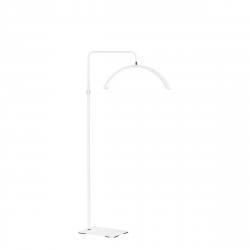 Arbetslampa / behandlingslampa GLOW MX6 Half Moon för ögonfransar vit