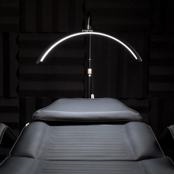 Arbetslampa / behandlingslampa GLOW MX6 Half Moon för ögonfransar vit