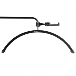 Arbetslampa / behandlingslampa GLOW MX6 Half Moon för ögonfransar svart