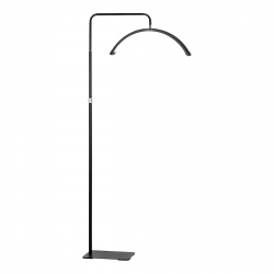 Arbetslampa / behandlingslampa GLOW MX6 Half Moon för ögonfransar svart