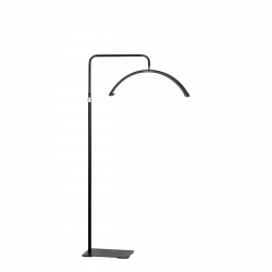 Arbetslampa / behandlingslampa GLOW MX6 Half Moon för ögonfransar svart