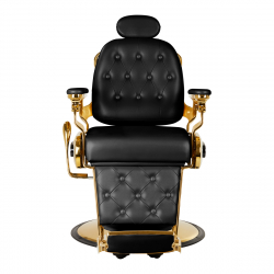 Barberarstol GABBIANO FRANCESCO GOLD svart