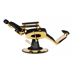 Barberarstol GABBIANO FRANCESCO GOLD svart