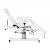 Behandlingssäng A 210DH med justerbar vagga, flexibla armstöd, vit