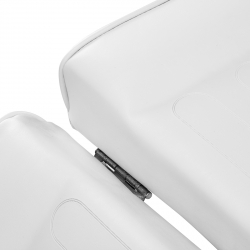 Behandlingssäng A 210DH med justerbar vagga, flexibla armstöd, vit