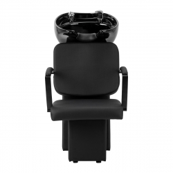 Schamponeringsstol Hair System Edge Noir svart