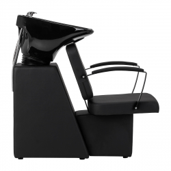 Schamponeringsstol Hair System Edge Noir svart
